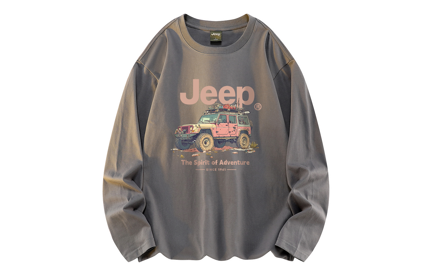 Футболка Unisex Crew Neck Moderate Straight Fit Jeep, темно-серый
Футболка Unisex Crew Neck Moderate Straight Fit Jeep, темно-серый