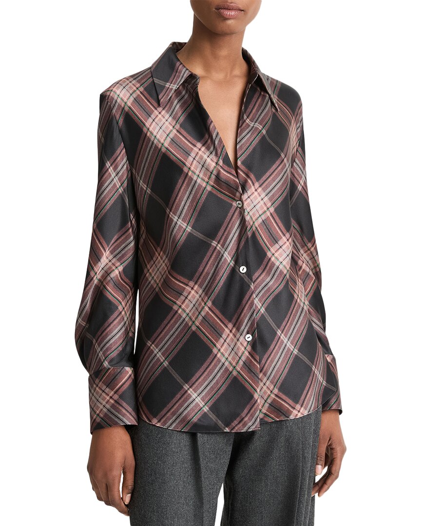 Блузка из косого шелка в клетку Винс Vince, цвет multi
Блузка из косого шелка в клетку Винс Vince, цвет multi