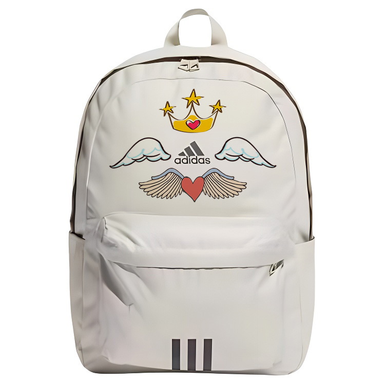 Adidas Тканевый рюкзак с принтом дракона унисекс светло-серый, Heart and Crown
Adidas Тканевый рюкзак с принтом дракона унисекс светло-серый, Heart and Crown