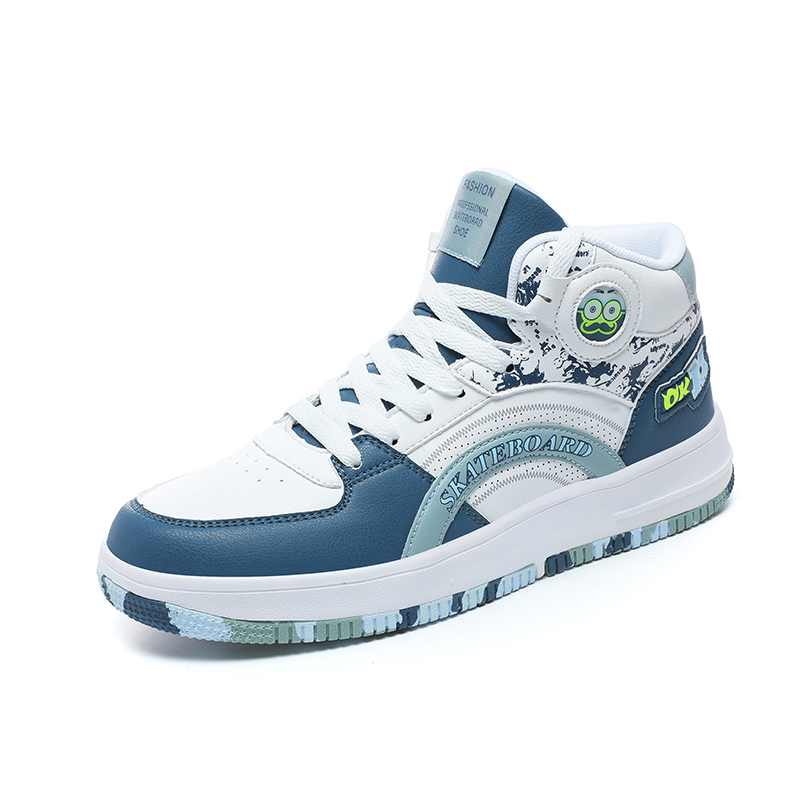 JSWEI Теплые противоскользящие и износостойкие высокие скейтерские кроссовки мужские White Lake Blue, цвет White Lake Blue
JSWEI Теплые противоскользящие и износостойкие высокие скейтерские кроссовки мужские White Lake Blue, цвет White Lake Blue