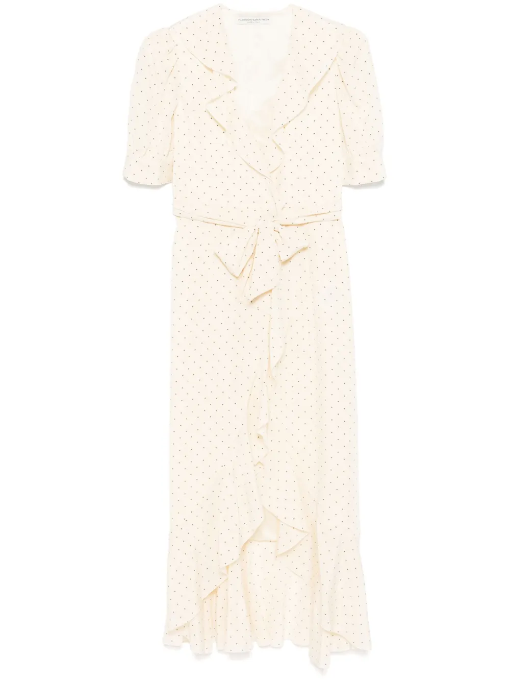 Платье миди в горох Alessandra Rich, нейтральный
Платье миди в горох Alessandra Rich, нейтральный
