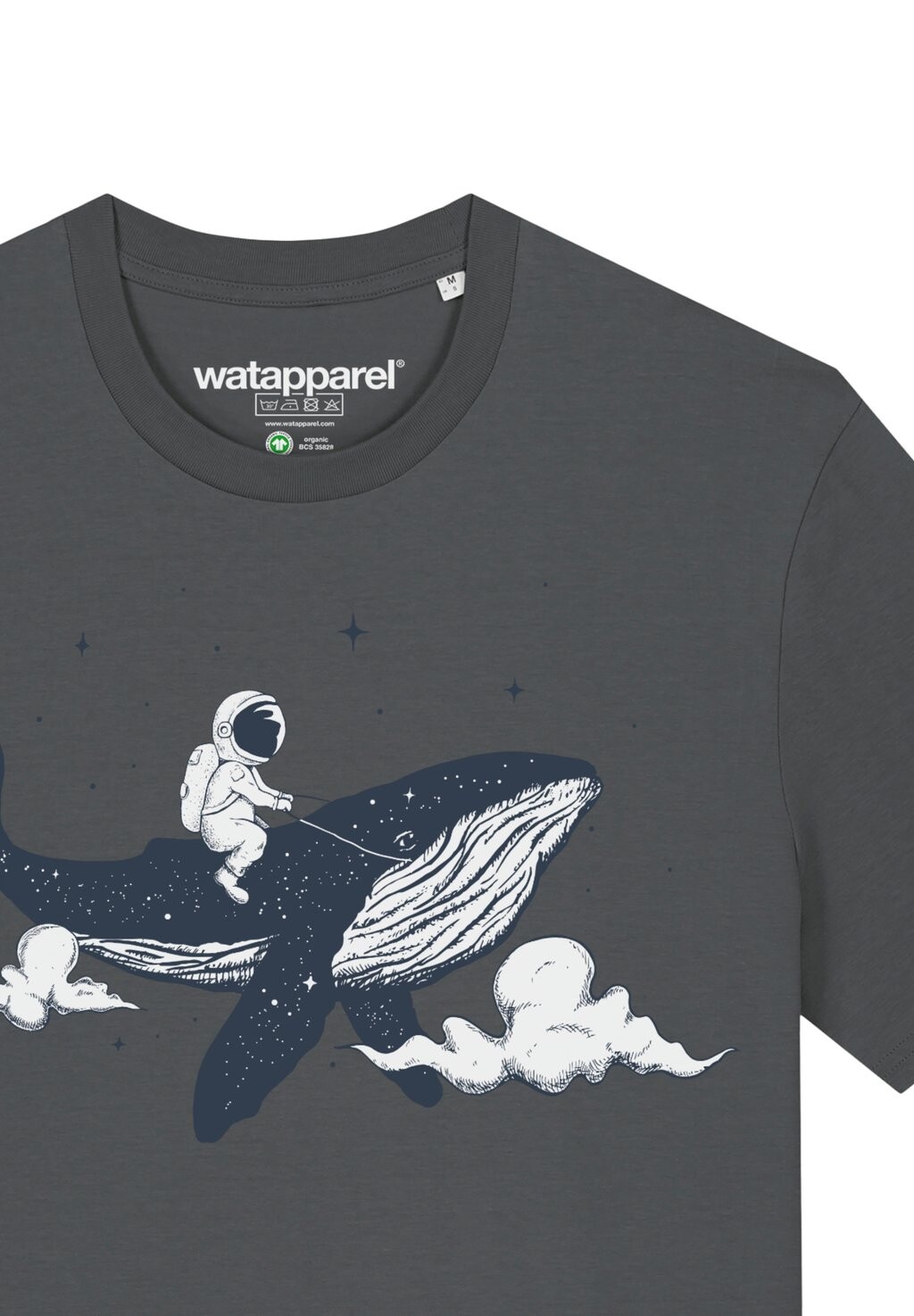 Футболка с принтом SPACEWHALE watapparel, антрацит
Футболка с принтом SPACEWHALE watapparel, антрацит