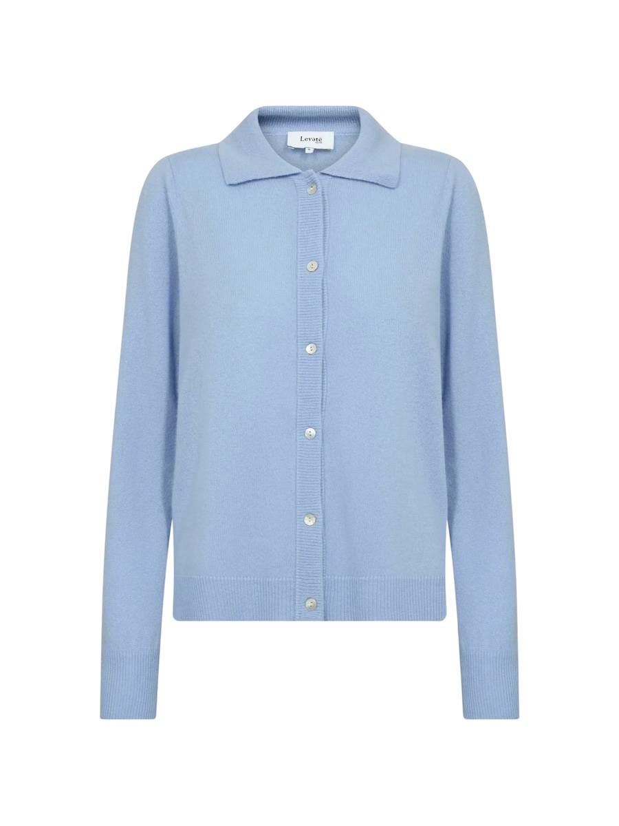 Вязаный кардиган Levete Room Eloise, небесно-голубой
Вязаный кардиган Levete Room Eloise, небесно-голубой