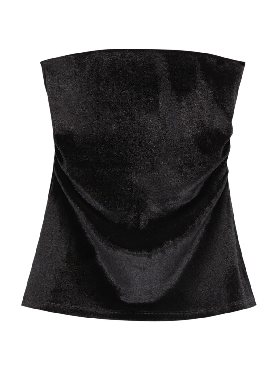 Топ Pull&Bear, черный 
Топ Pull&Bear, черный