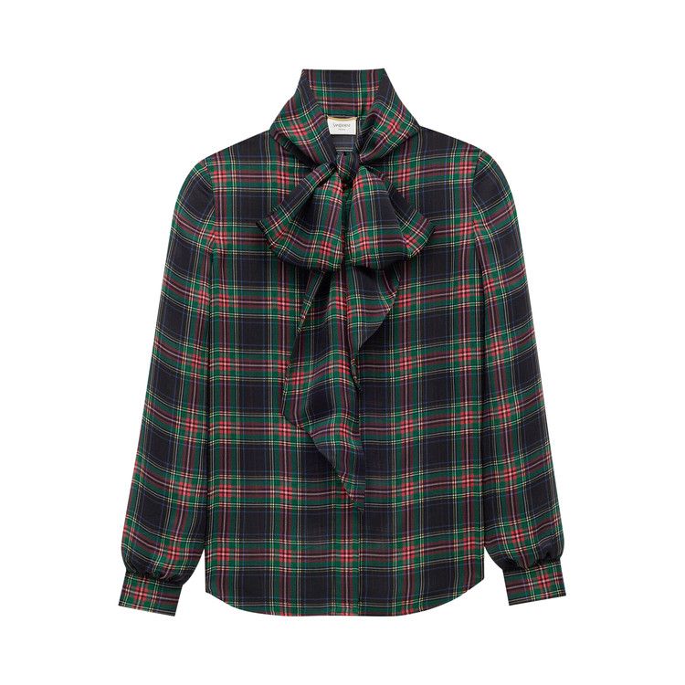 Блуза Saint Laurent Lavallière Blouse In Tartan Silk Charmeuse, Noir Multico
Блуза Saint Laurent Lavallière Blouse In Tartan Silk Charmeuse, Noir Multico