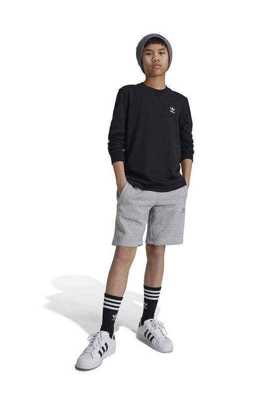 Детская хлопковая рубашка с длинными рукавами LONG SLEEVE adidas Originals, черный
Детская хлопковая рубашка с длинными рукавами LONG SLEEVE adidas Originals, черный