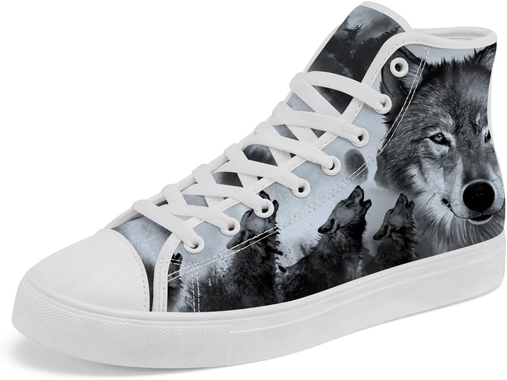 Высокие кеды Wolf из канвы, высокие кроссовки на шнуровке, повседневная обувь для мужчин и женщин Chebing, серый
Высокие кеды Wolf из канвы, высокие кроссовки на шнуровке, повседневная обувь для мужчин и женщин Chebing, серый