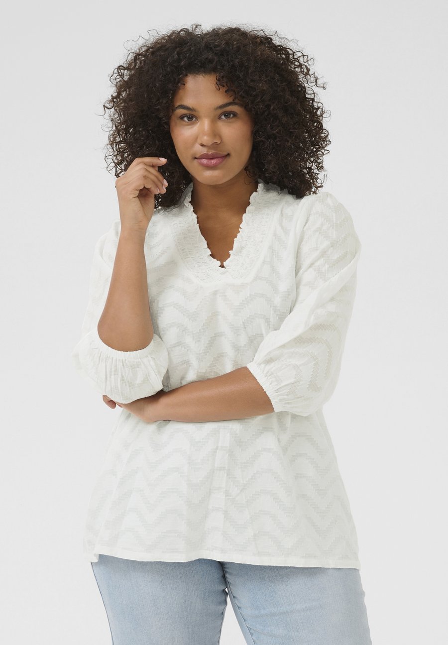 Блуза Kaffe Curve KCVITANA, Chalk/Off-White
Блуза Kaffe Curve KCVITANA, Chalk/Off-White