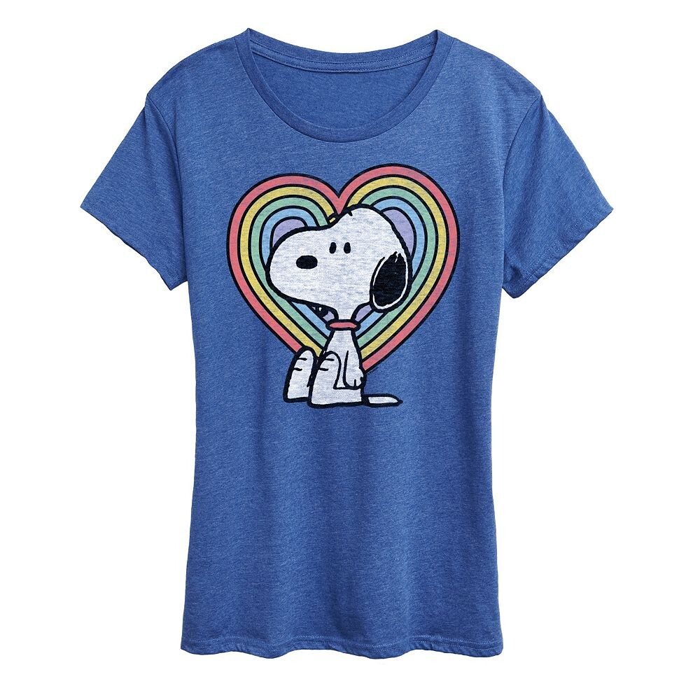 Женская футболка с рисунком арахиса Snoopy в пастельных тонах и сердечками Licensed Character, цвет Heather Royal Blue
Женская футболка с рисунком арахиса Snoopy в пастельных тонах и сердечками Licensed Character, цвет Heather Royal Blue