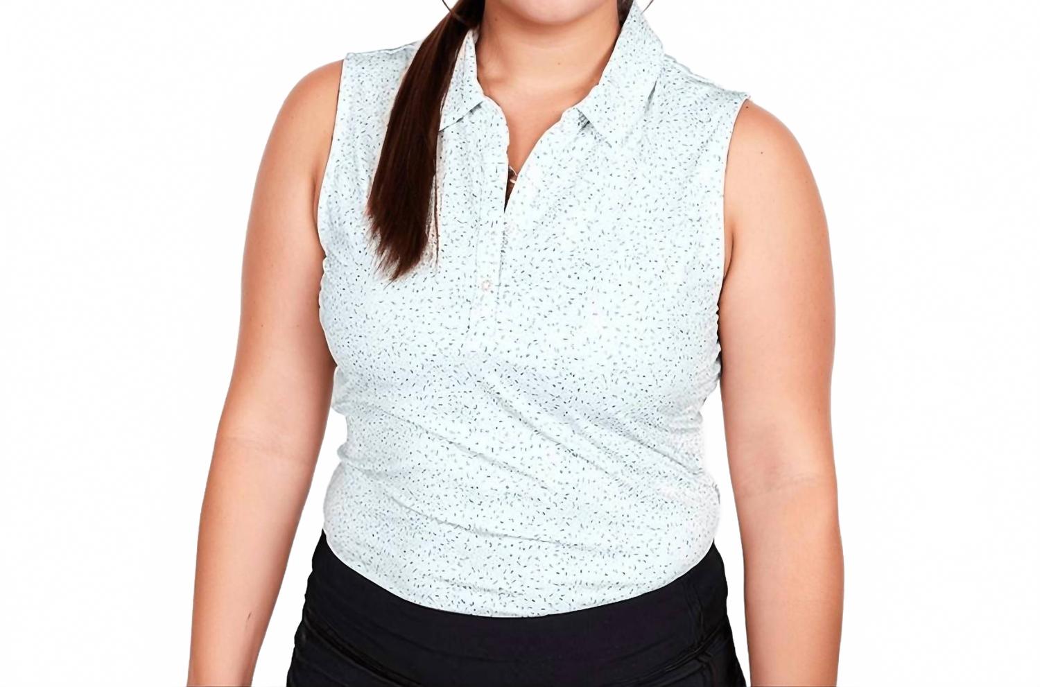 Женская безрукавка-поло Course белого цвета 2Putt
Женская безрукавка-поло Course белого цвета 2Putt