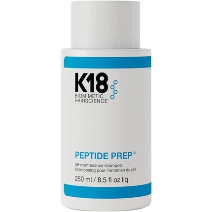 K-18 Peptide Prep Ph Maintenance Шампунь для волос, 250 мл, безопасный для цвета, веганский и не подвергаемый жестокому обращению, прозрачный, K18
K-18 Peptide Prep Ph Maintenance Шампунь для волос, 250 мл, безопасный для цвета, веганский и не подвергаемый жестокому обращению, прозрачный, K18