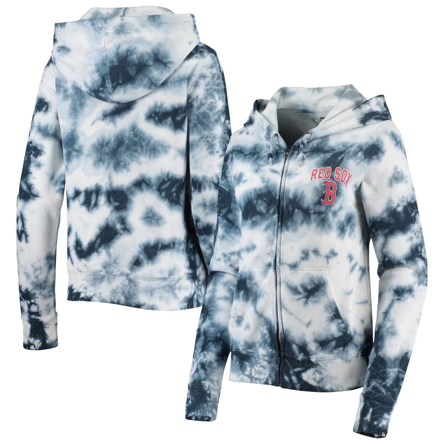 Женская флисовая толстовка с молнией во всю длину New Era Navy Boston Red Sox Tie-Dye New Era
Женская флисовая толстовка с молнией во всю длину New Era Navy Boston Red Sox Tie-Dye New Era