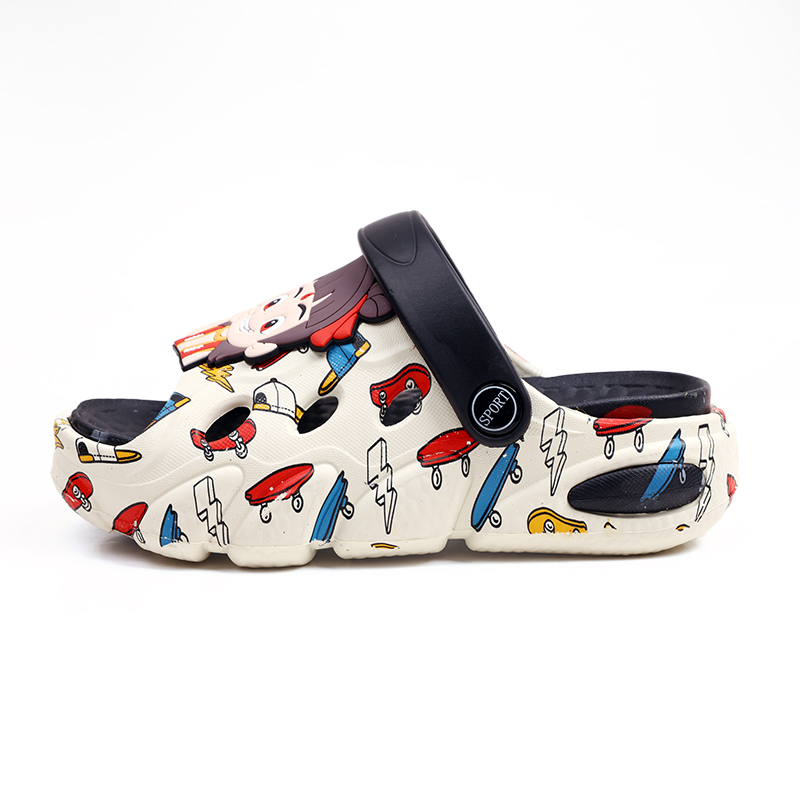 Детские шлепанцы для улицы с рисунком из мультфильмов, противоскользящие, износостойкие FCMM, белый/черный
Детские шлепанцы для улицы с рисунком из мультфильмов, противоскользящие, износостойкие FCMM, белый/черный
