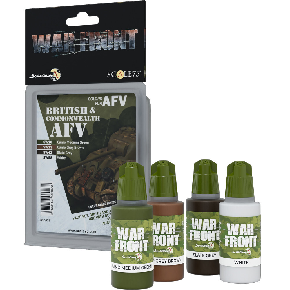 Аксессуары Scale 75 USA War Front Paint Set: Colors for AFV - British & Commonwealth
Аксессуары Scale 75 USA War Front Paint Set: Colors for AFV - British & Commonwealth