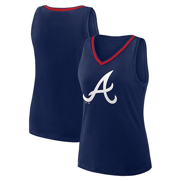 Женская футболка-майка V-neck Atlanta Braves Plus Sized Stellar Win в темно-синем цвете Profile
Женская футболка-майка V-neck Atlanta Braves Plus Sized Stellar Win в темно-синем цвете Profile