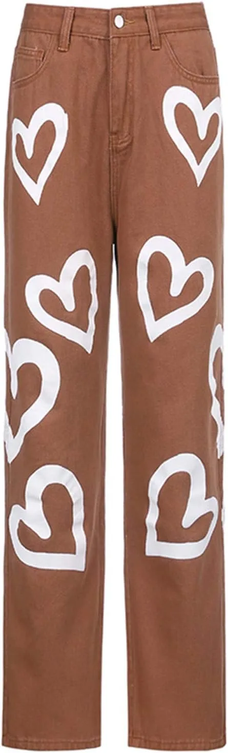 iiniim Женские мешковатые джинсы High Waist Wide Leg с принтом в виде сердца
iiniim Женские мешковатые джинсы High Waist Wide Leg с принтом в виде сердца