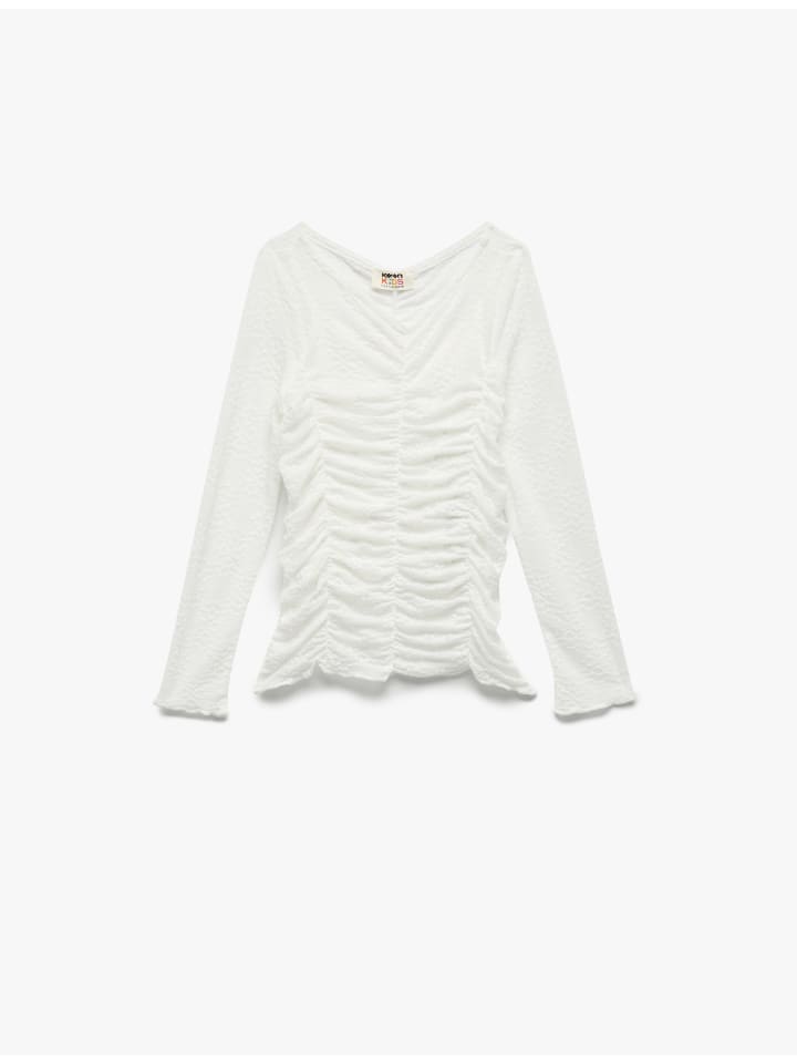 Блузка LS цвета экрю KOTON
Блузка LS цвета экрю KOTON