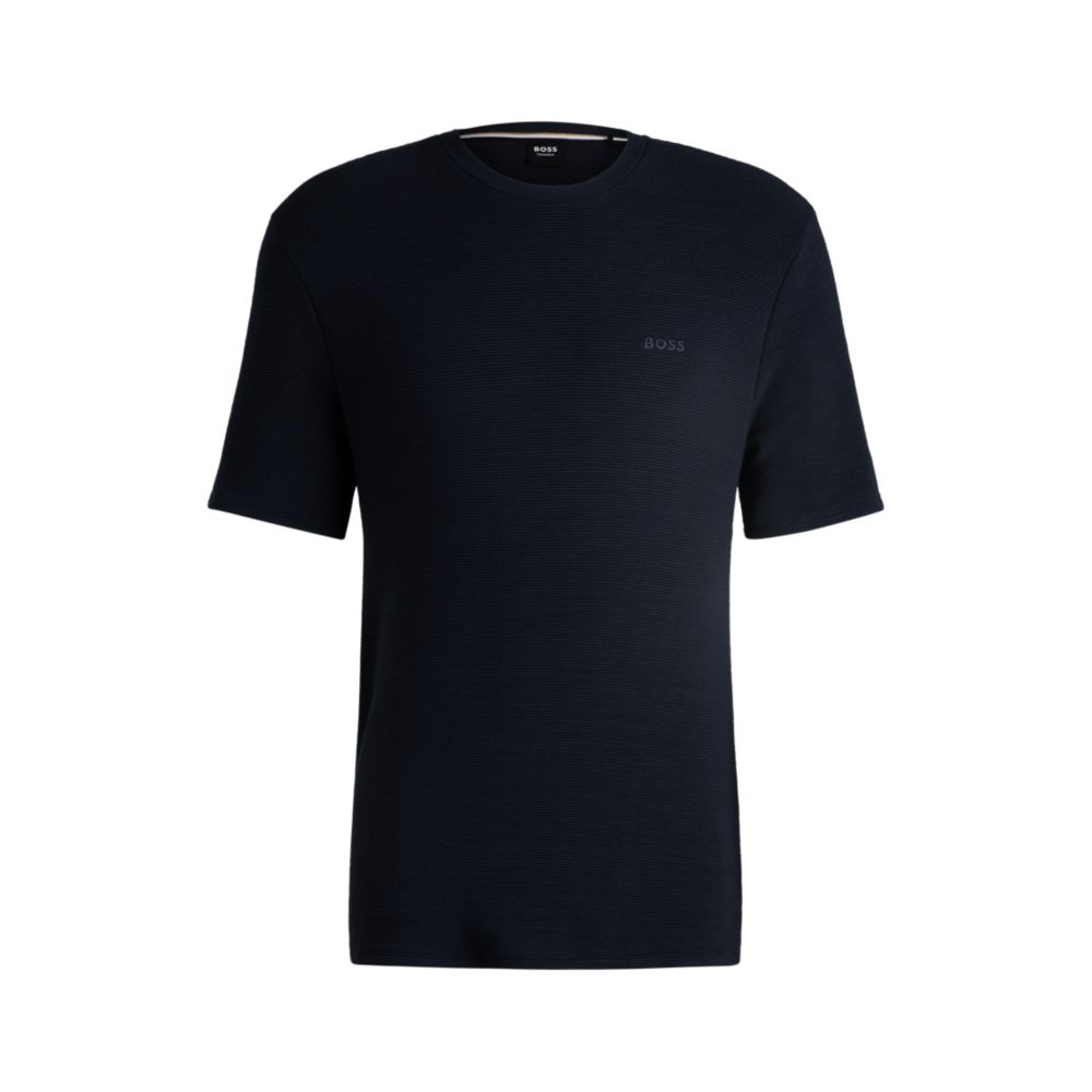 Пижамная футболка из трикотажного полотна с вышитым логотипом BOSS, темно-синий
Пижамная футболка из трикотажного полотна с вышитым логотипом BOSS, темно-синий