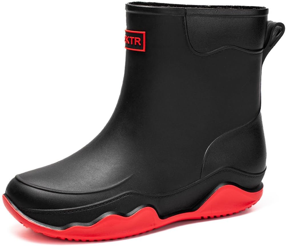 Женские и мужские дождевые ботинки Rojeam, водонепроницаемые ботинки для сада и прогулок на открытом воздухе, красный
Женские и мужские дождевые ботинки Rojeam, водонепроницаемые ботинки для сада и прогулок на открытом воздухе, красный
