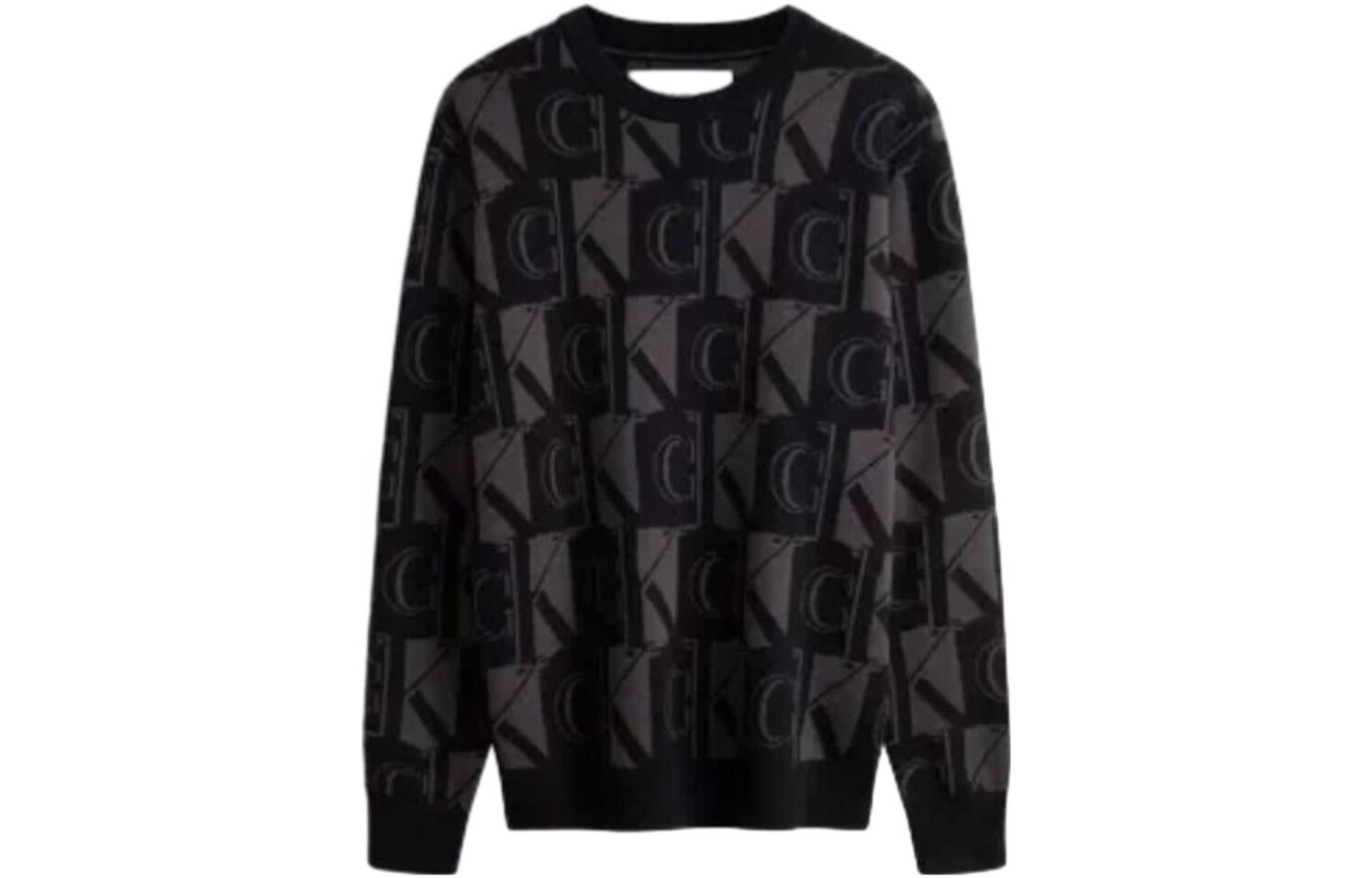 Свитер мужской космический черный BHE Calvin Klein, черный 
Свитер мужской космический черный BHE Calvin Klein, черный