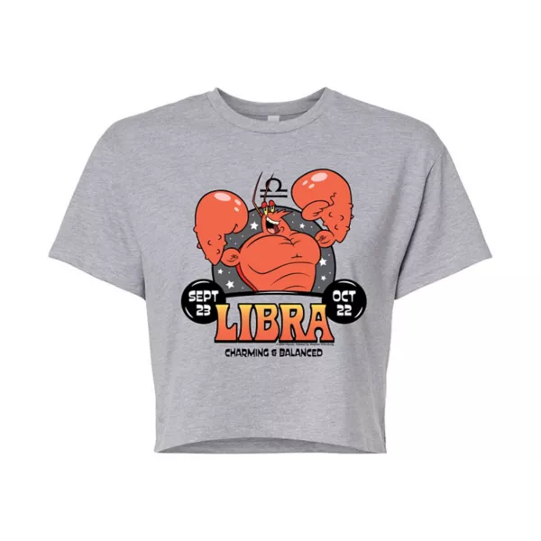 Укороченная футболка с изображением Губки Боба Квадратные Штаны и Ларри-лобстера Nickelodeon, серый
Укороченная футболка с изображением Губки Боба Квадратные Штаны и Ларри-лобстера Nickelodeon, серый