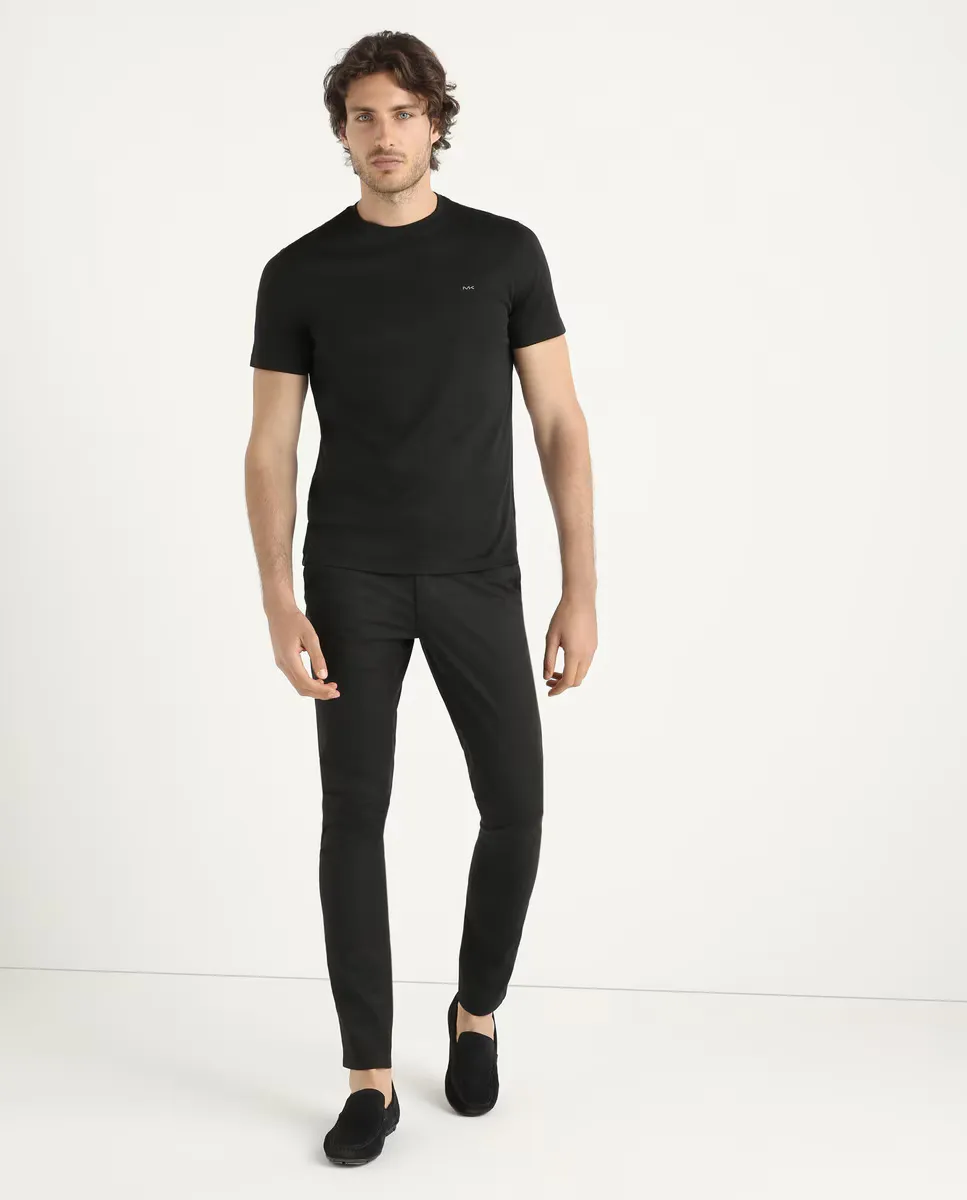 Мужская хлопковая футболка с круглым вырезом Michael Kors, черный
Мужская хлопковая футболка с круглым вырезом Michael Kors, черный