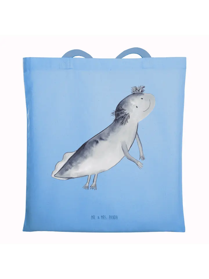 Сумка для переноски Mr & Mrs Panda Axolotl Schwimmen ohne Spruch, небесно-синий
Сумка для переноски Mr & Mrs Panda Axolotl Schwimmen ohne Spruch, небесно-синий