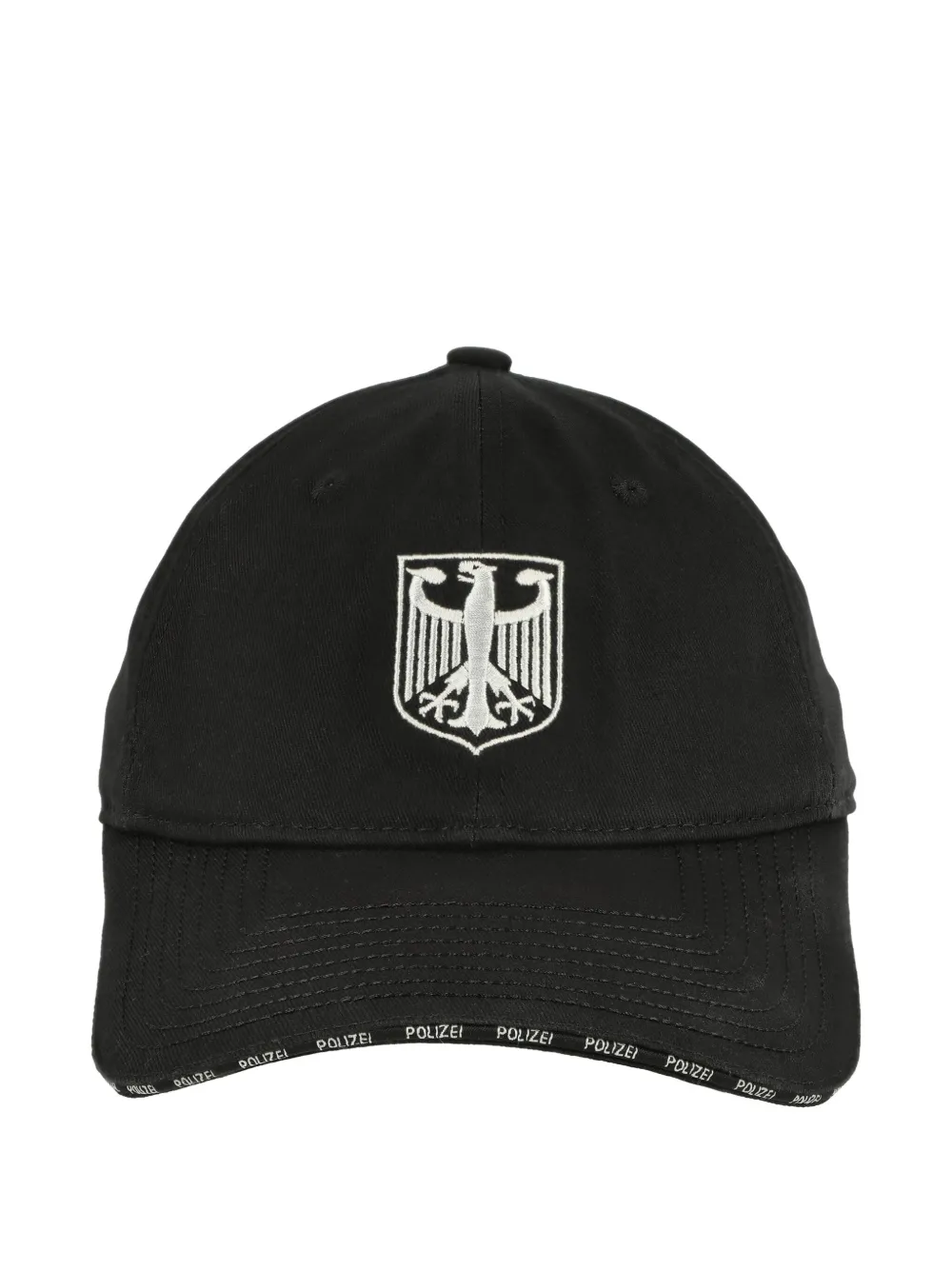 Бейсболка Polizei с эмблемой орла VETEMENTS, черный
Бейсболка Polizei с эмблемой орла VETEMENTS, черный