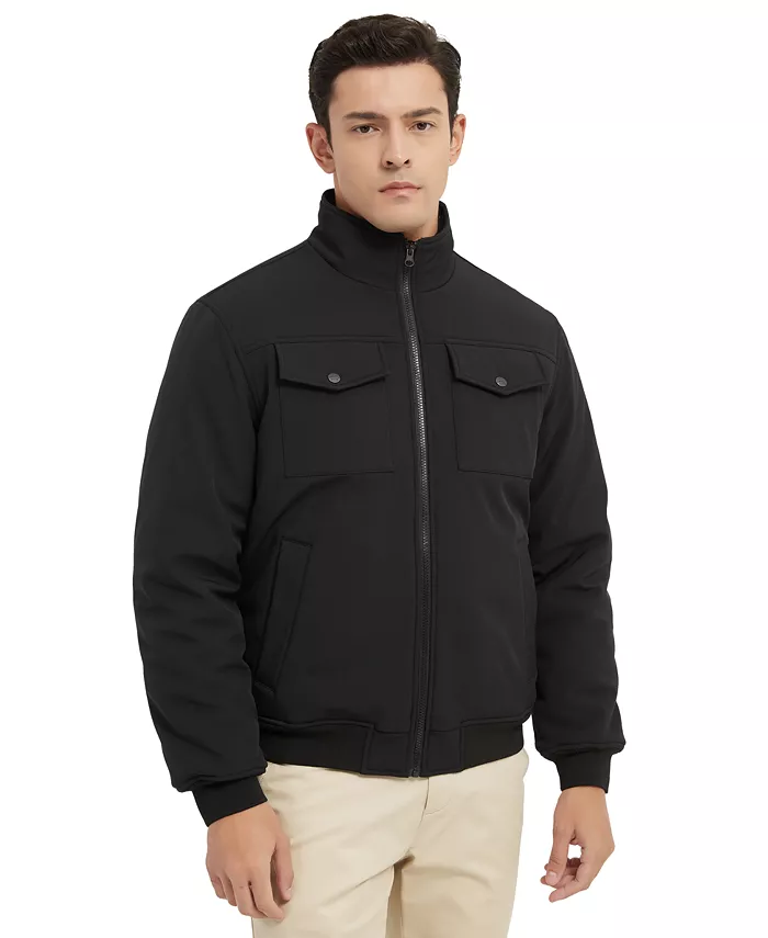Мужская куртка-бомбер утилитарная Stand Collor Softshell Hawke & Co., черный
Мужская куртка-бомбер утилитарная Stand Collor Softshell Hawke & Co., черный
