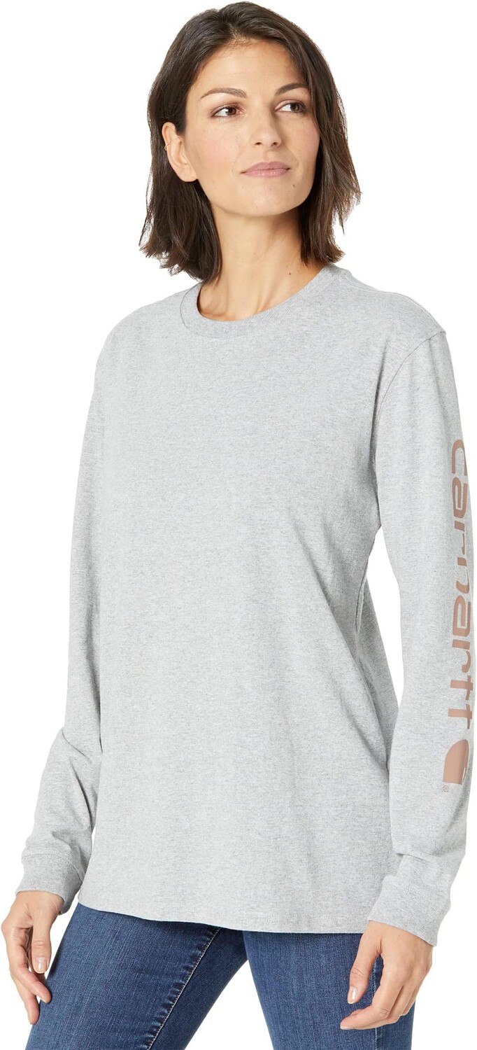 Свободная футболка с длинными рукавами и логотипом Carhartt, цвет Heather Gray
Свободная футболка с длинными рукавами и логотипом Carhartt, цвет Heather Gray