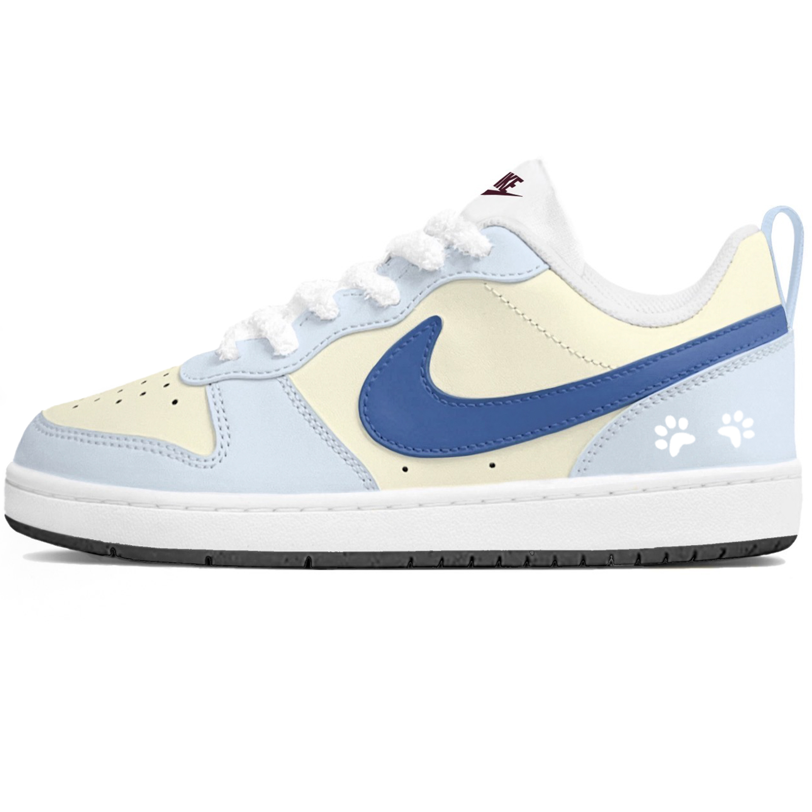 Детские низкие скейтбордистские кроссовки Court Borough Kitten из искусственной кожи с противоскользящей амортизацией и износостойкостью Nike, светлый синий
Детские низкие скейтбордистские кроссовки Court Borough Kitten из искусственной кожи с противоскользящей амортизацией и износостойкостью Nike, светлый синий