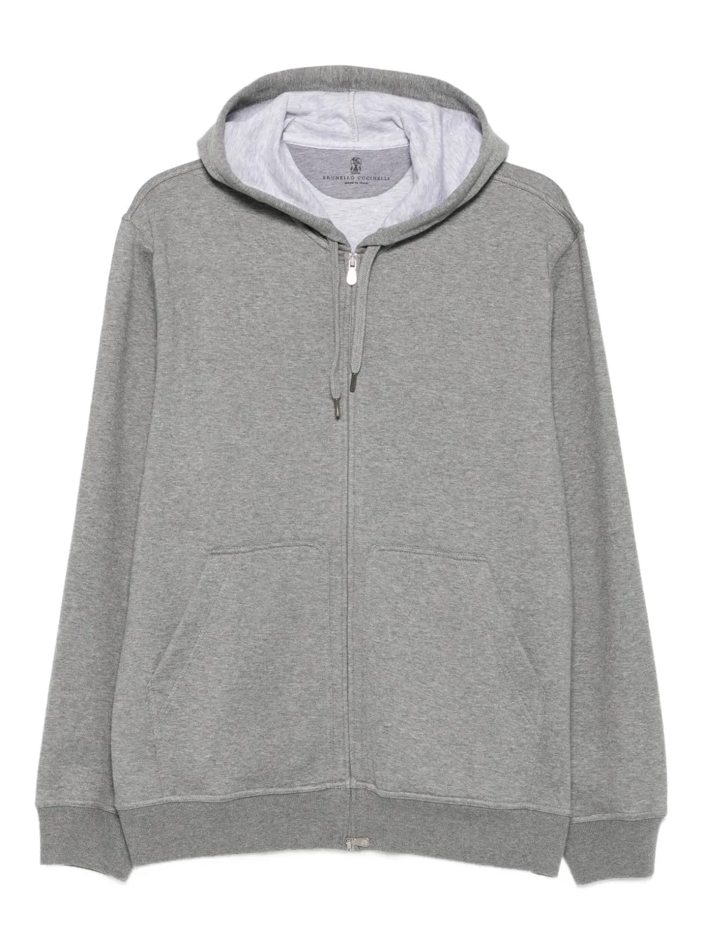 Худи на молнии с капюшоном Brunello Cucinelli, серый
Худи на молнии с капюшоном Brunello Cucinelli, серый