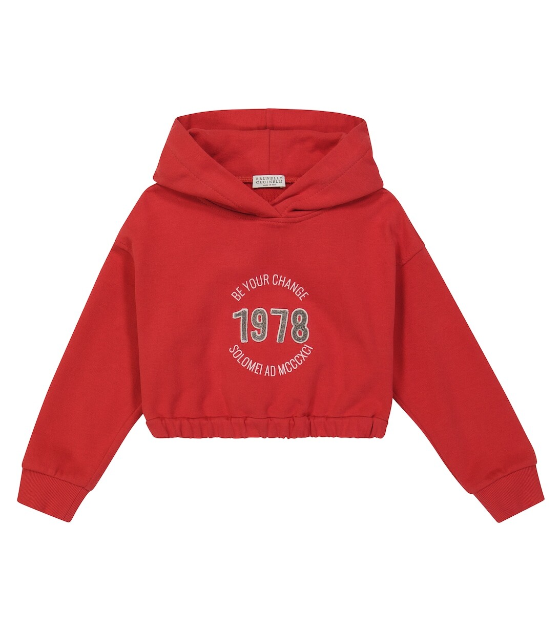 Украшенное худи из хлопка Brunello Cucinelli, красный
Украшенное худи из хлопка Brunello Cucinelli, красный