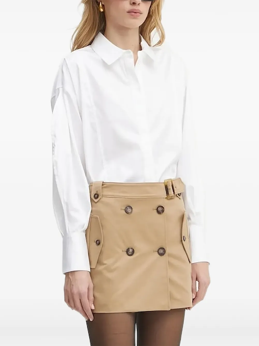 Рубашка с рукавами-фонариками GUESS USA, нейтральный
Рубашка с рукавами-фонариками GUESS USA, нейтральный