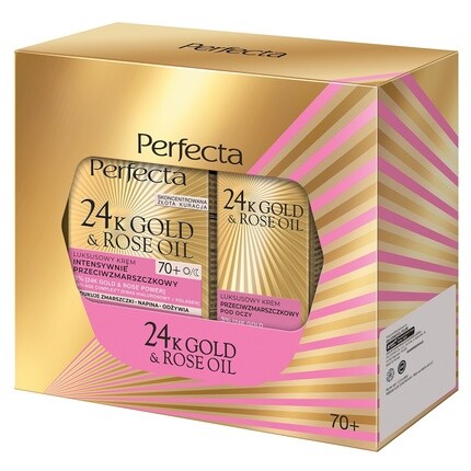 Ночной крем с маслом розы 24k Gold 50 мл и крем против морщин для глаз и век 15 мл Perfectaset
Ночной крем с маслом розы 24k Gold 50 мл и крем против морщин для глаз и век 15 мл Perfectaset