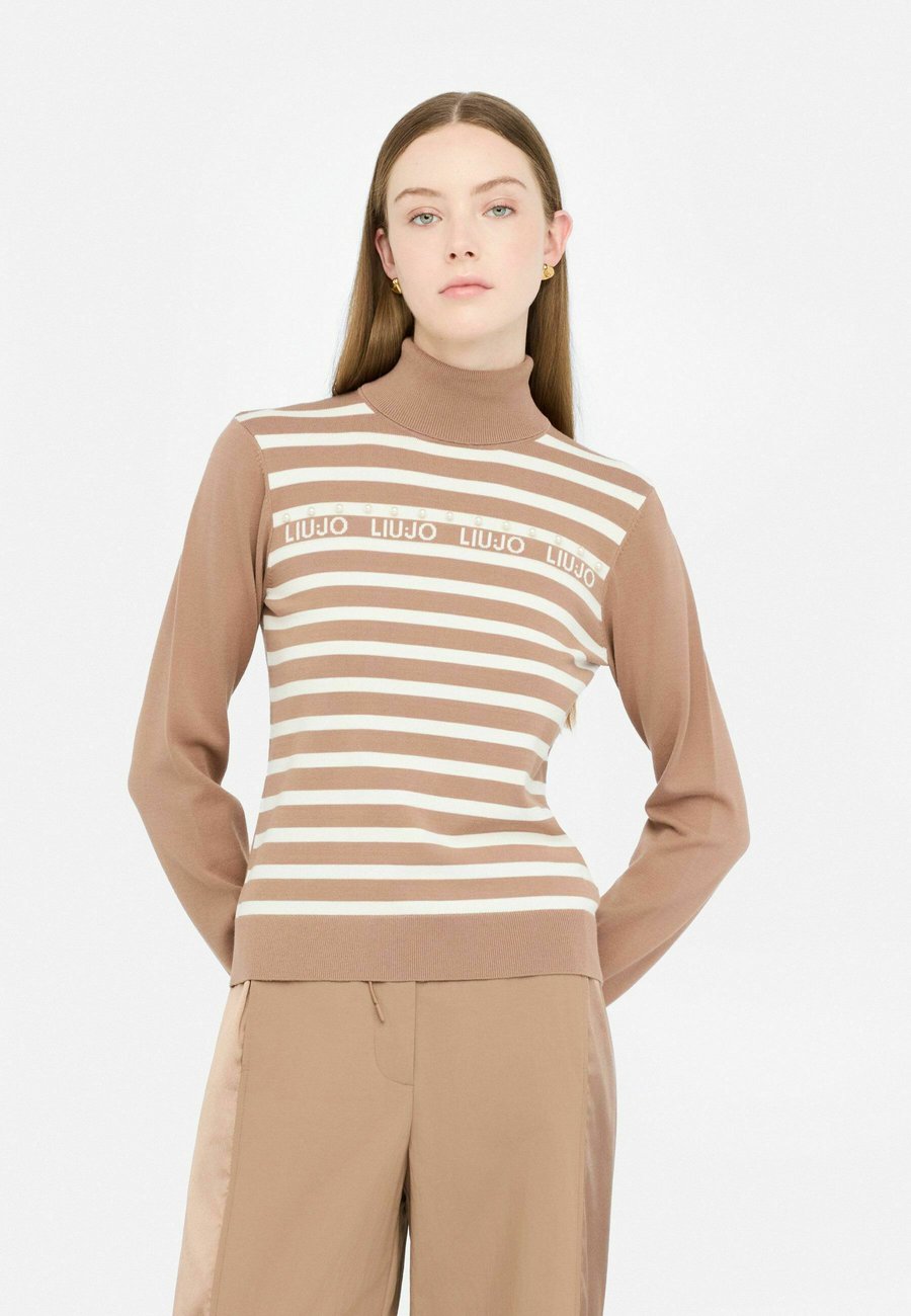 Джемпер LIU JO STRIPED POLO-NECK, Beige
Джемпер LIU JO STRIPED POLO-NECK, Beige