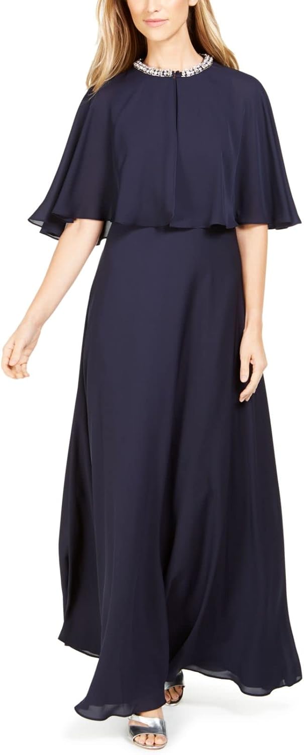 Женское платье без рукавов Calvin Klein с прикрепленной накидкой, Twilight
Женское платье без рукавов Calvin Klein с прикрепленной накидкой, Twilight