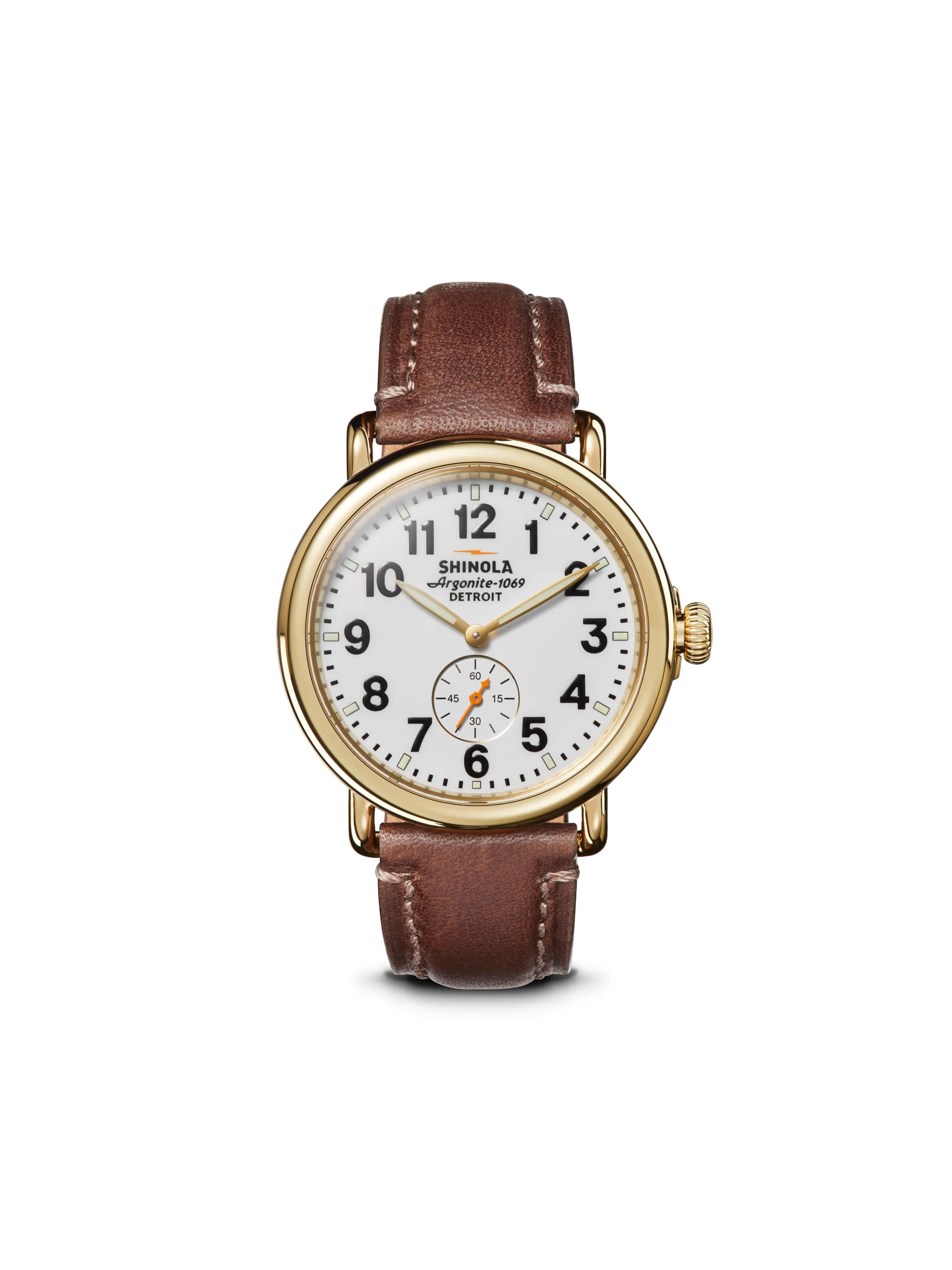 Наручные часы Runwell Sub Second 41 мм Shinola, белый
Наручные часы Runwell Sub Second 41 мм Shinola, белый
