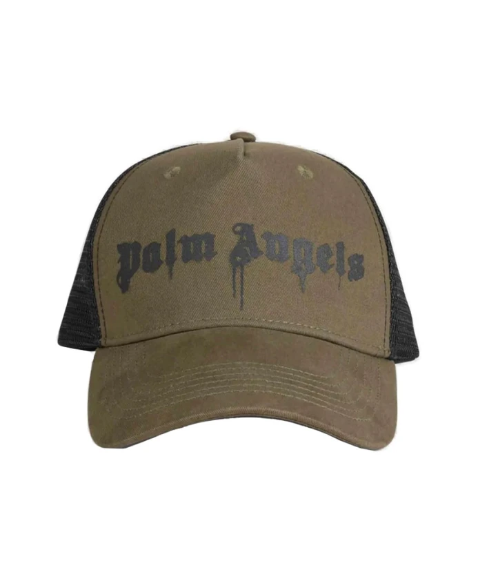 Бейсболка дальнобойщика цвета хаки и черного Palm Angels, коричневый
Бейсболка дальнобойщика цвета хаки и черного Palm Angels, коричневый