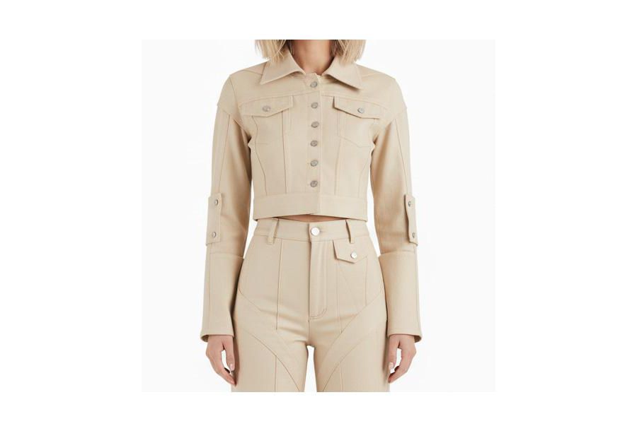 Женская джинсовая куртка с крестом Jendue, Ecru
Женская джинсовая куртка с крестом Jendue, Ecru