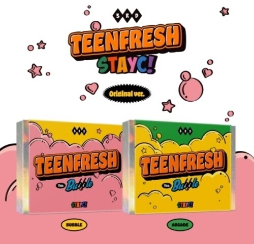 CD диск STAYC: Teenfresh - Random Cover - inc. Photobook, Comic Lyrics Book, Special 4-Cut Photo, 2 Photocards, Tattoo Sticker, Folding Poster, Scratch Message Card + Fragrance Card
CD диск STAYC: Teenfresh - Random Cover - inc. Photobook, Comic Lyrics Book, Special 4-Cut Photo, 2 Photocards, Tattoo Sticker, Folding Poster, Scratch Message Card + Fragrance Card
