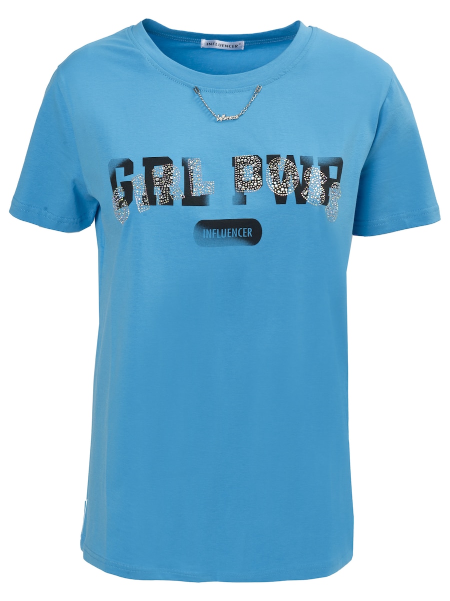 Рубашка Influencer Girl Power, небесно-голубой
Рубашка Influencer Girl Power, небесно-голубой