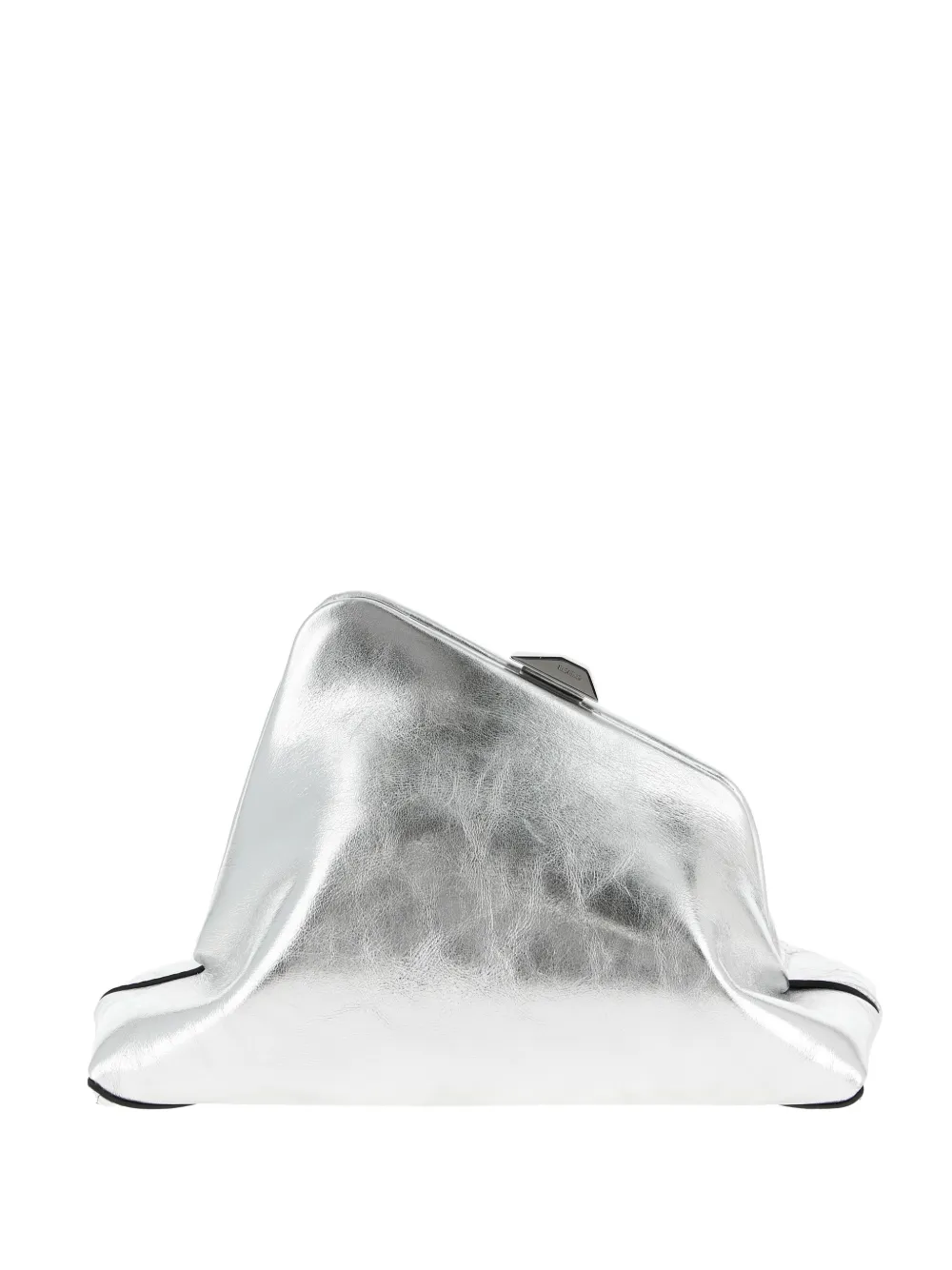 Маленький клатч Day Off из кожи с эффектом кракле The Attico, серебряный
Маленький клатч Day Off из кожи с эффектом кракле The Attico, серебряный