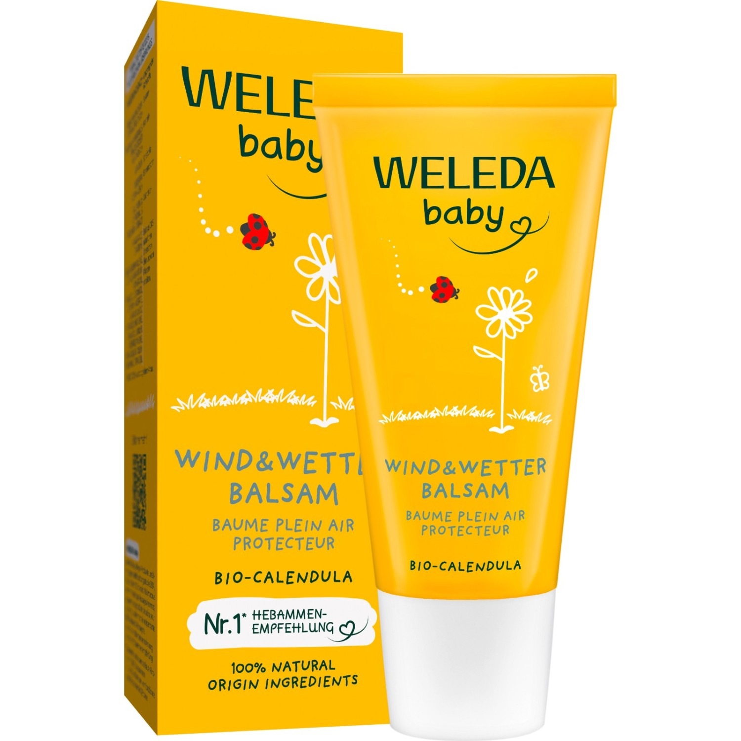 Крем для лица calendula wind & wetter balsam Weleda, объем 30 мл
Крем для лица calendula wind & wetter balsam Weleda, объем 30 мл
