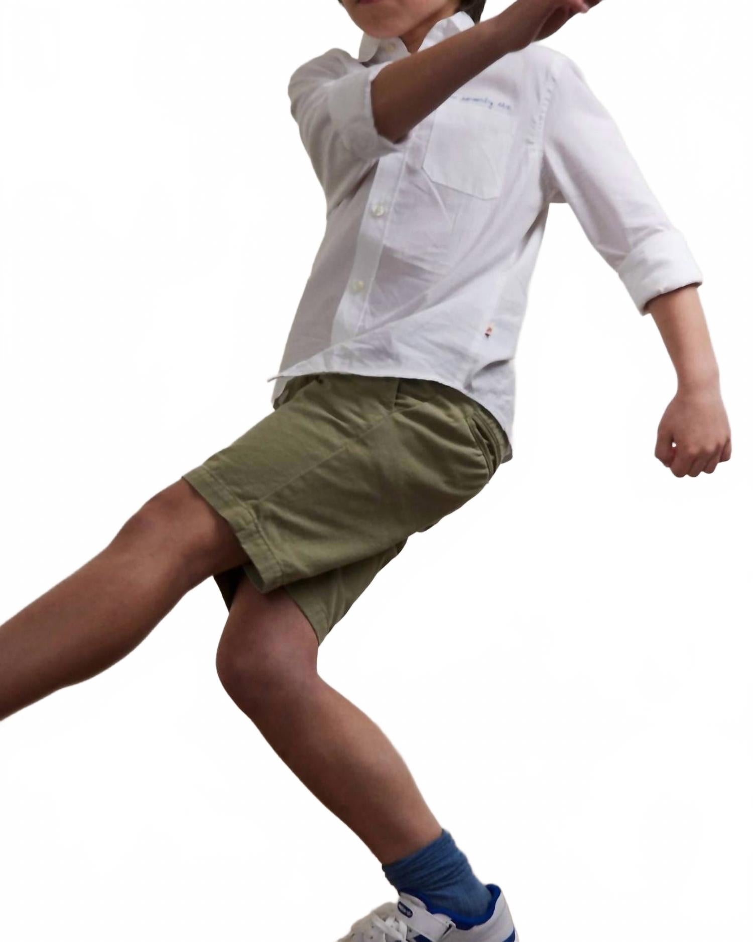 Детские шорты Barry Chino в светло-оливковом цвете AO76
Детские шорты Barry Chino в светло-оливковом цвете AO76