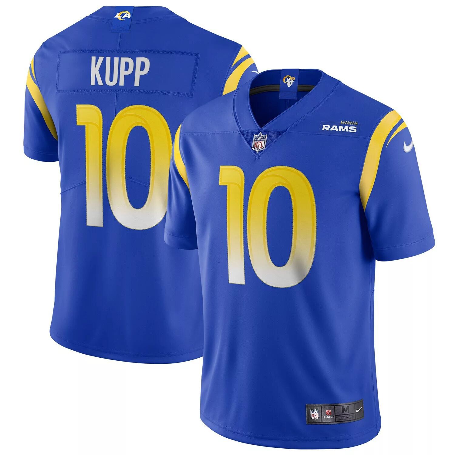 Мужское джерси Cooper Kupp Royal Los Angeles Rams Vapor Limited Nike
Мужское джерси Cooper Kupp Royal Los Angeles Rams Vapor Limited Nike