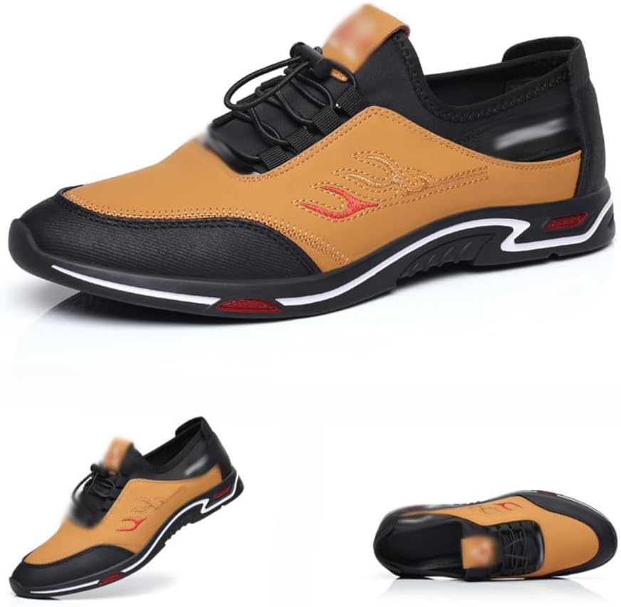 Мужские модные кроссовки для повседневной и деловой носки, противоскользящие, удобные, стильные повседневные кроссовки, однотонные низкие с эластичной застежкой-ремешком, подходят для повседневной носки и повседневного стиля Qacksv, желтый
Мужские модные кроссовки для повседневной и деловой носки, противоскользящие, удобные, стильные повседневные кроссовки, однотонные низкие с эластичной застежкой-ремешком, подходят для повседневной носки и повседневного стиля Qacksv, желтый