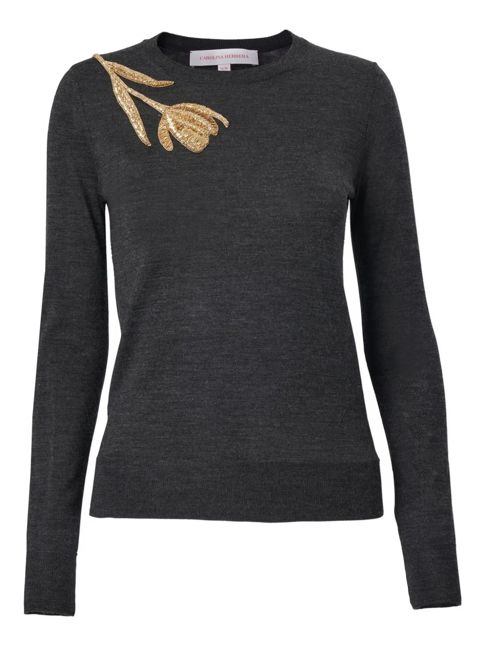 Джемпер с вышивкой Carolina Herrera, серый
Джемпер с вышивкой Carolina Herrera, серый