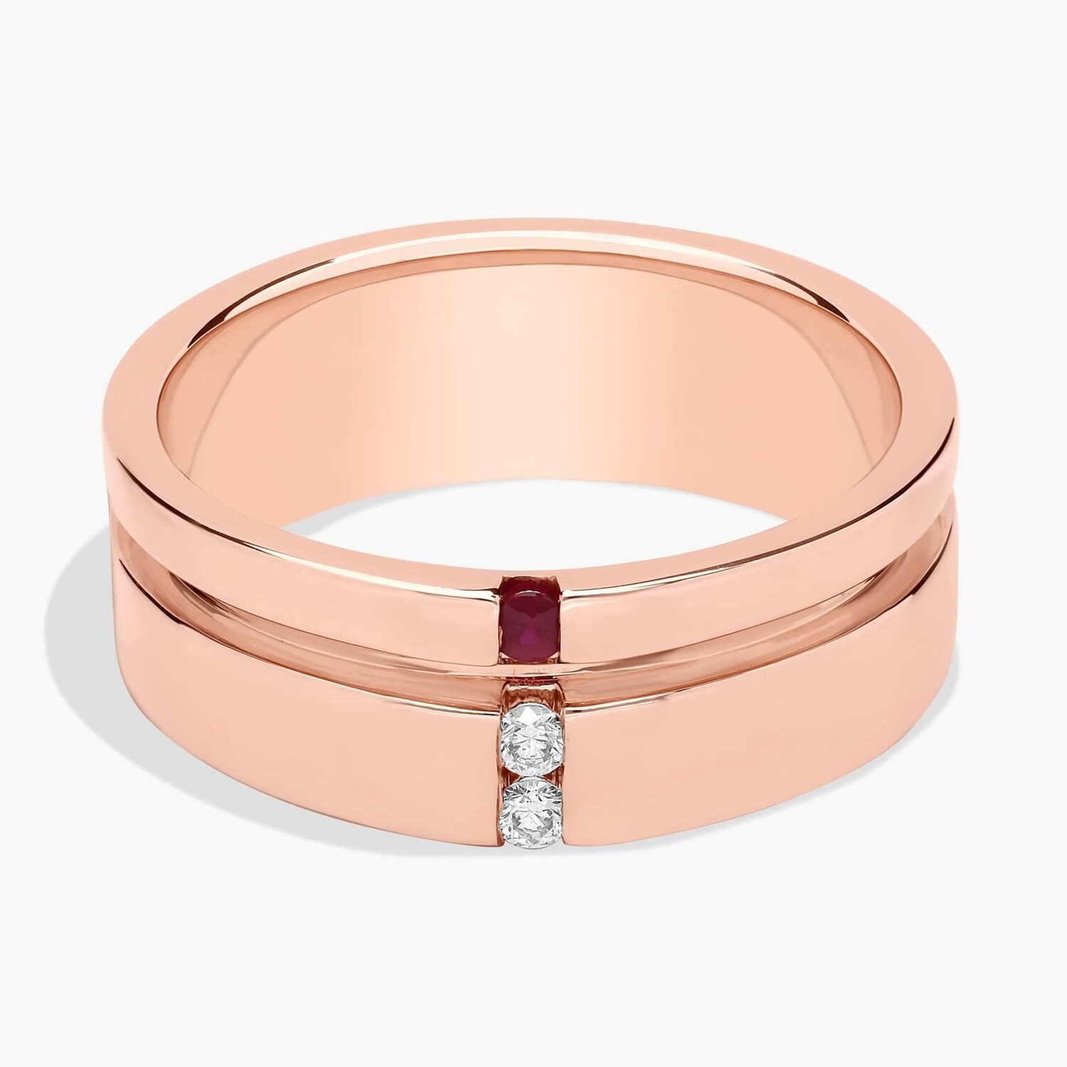 Мужское обручальное кольцо с бриллиантами и рубинами из розового золота 14 карат (7,5 мм) Blue Nile
Мужское обручальное кольцо с бриллиантами и рубинами из розового золота 14 карат (7,5 мм) Blue Nile