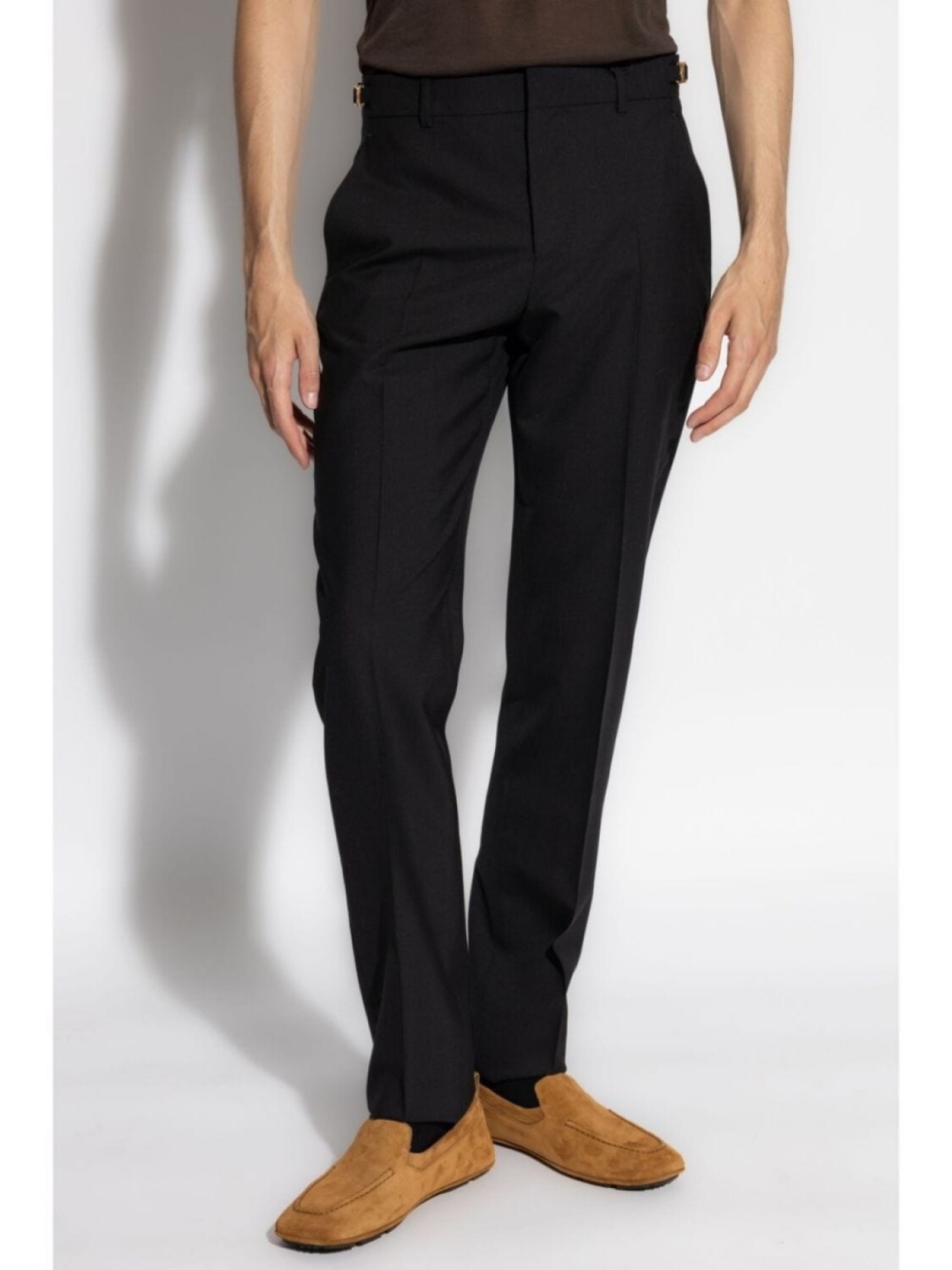 Versace брюки Medusa пошиты на заказ, черный 
Versace брюки Medusa пошиты на заказ, черный